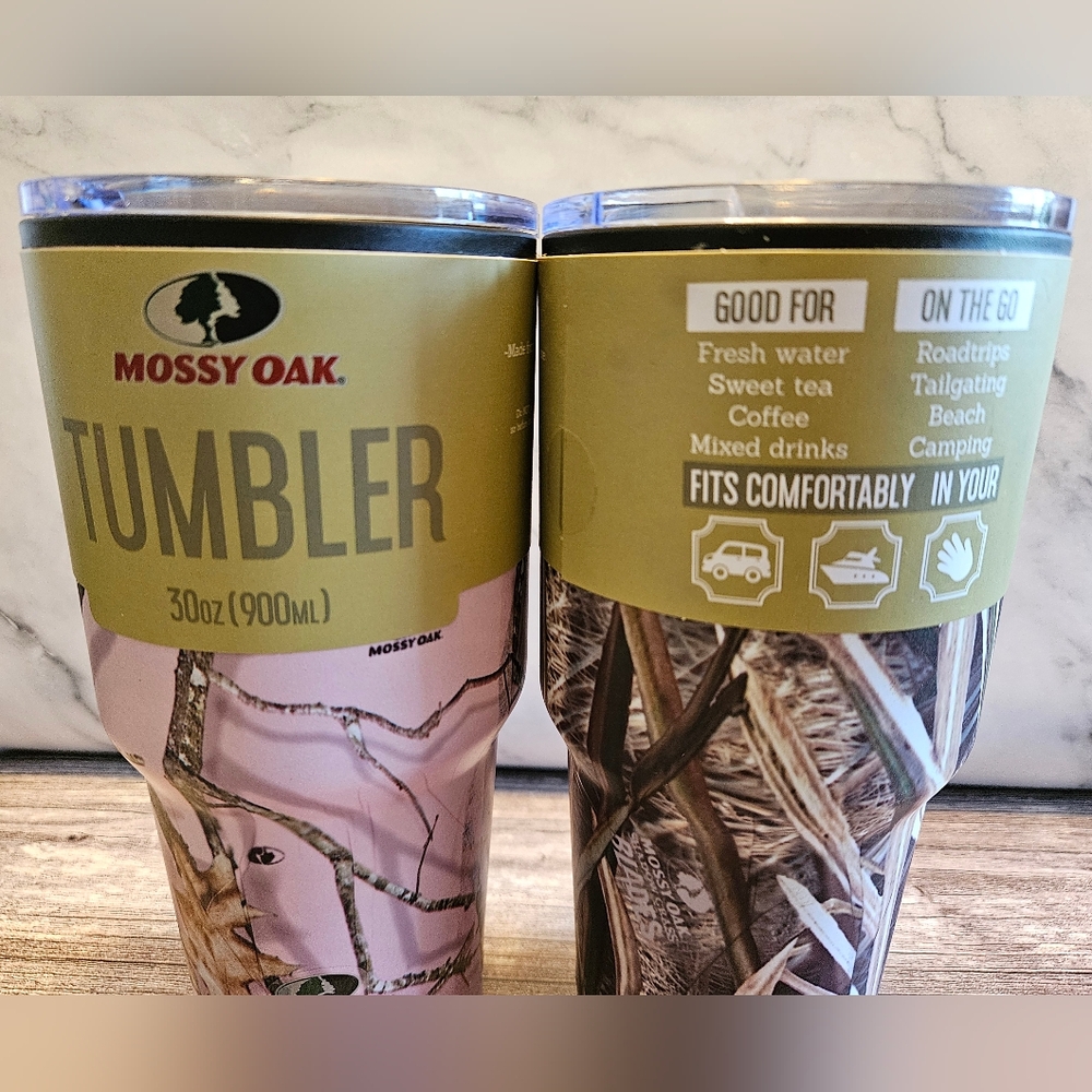Mossy Oak His and Hers 30oz Camo Tumblers - Picture 3 of 3